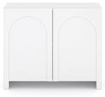 Sideboard ARCO SB100 2D Weiß - Holzwerkstoff - Kunststoff - 100 x 81 x 35 cm