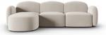 Ecksofa BLAIR 4 Sitzplätze Beige