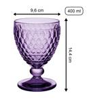 Wasserglas Boston Coloured Flieder - Violett