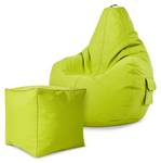 Gaming Sitzsack + Hocker "Cozy+Cube" Grün