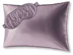 BEAUTY SLEEP SET S Kissenbezug + Maske Violett - Textil - 50 x 1 x 75 cm