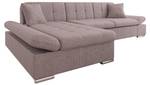 Ecksofa Malwi Premium Altrosa - Ecke davorstehend links