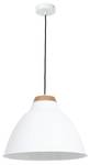 Lampe à suspension SKAL Blanc - Bois manufacturé - Métal - 40 x 92 x 40 cm