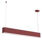 Pendelleuchte Linear 4000K Rot - 60 x 7 x 60 cm