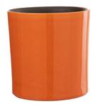 Übertopf Flek Orange - Keramik - Ton - 21 x 21 x 21 cm