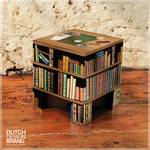 Papphocker Books Braun - Holzwerkstoff - Naturfaser - 30 x 34 x 30 cm