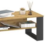 Couchtisch Nemo Anthrazit/Artisan Braun - Grau - Holzwerkstoff - 90 x 40 x 50 cm