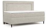 Boxspringbett Alba Beige - Grau - H2 - Tiefe: 108 cm