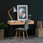 Bureau Dingus Eikenhouten look/zwart - Eikenhouten look/zwart