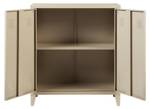 Metallschrank Oripää Beige - 80 x 90 cm