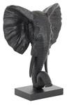 Ornament Elephant Schwarz - 20 x 49 x 39 cm