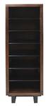 Rustikales Bücherregal aus Holz MOCCA II Braun - Massivholz - Holzart/Dekor - 60 x 180 x 45 cm