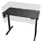 Verstellbarer Tisch Stryn Schwarz - 120 x 60 cm