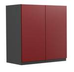 Hängeschrank R-Line 39738 Anthrazit - Rot