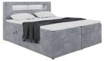 Boxspringbett Aspin Grau - Breite: 180 cm - H4