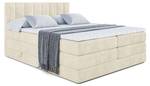 Boxspringbett OTTA KING Ecru - Breite: 160 cm