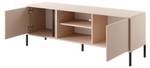 Meuble tv DAST RTV154 2D Beige - Bois manufacturé - Matière plastique - 154 x 54 x 40 cm