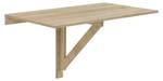 Table murale Schlammburg Marron - Bois manufacturé - 100 x 58 x 60 cm