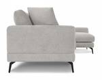 3-Sitzer Ecksofa Maggie Grau Grau - Ecke davorstehend rechts