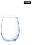Wasserglas Il Premio (6er Set) Glas - 5 x 11 x 7 cm