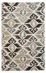 Handgefertigter Teppich Lost and found Beige - Braun - Textil - 160 x 230 x 1 cm