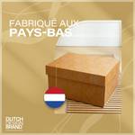 Speicherbox Cordoba Terra Orange - Holzwerkstoff - Naturfaser - 31 x 21 x 39 cm