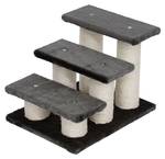 Tiertreppe D30-016 Grau - Holzwerkstoff - 35 x 34 x 45 cm