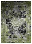Modern Vinci 1407 Teppich Rosette Grün - Textil - 80 x 1 x 150 cm
