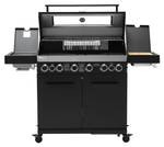 Gasgrill PLATINUM YAMARA DARK 6+2 Schwarz - Metall - 159 x 117 x 55 cm