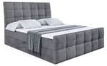 Boxspringbett BRUGO-Z Dunkelgrau - Breite: 180 cm - H3