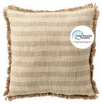 Coussin décoratif Carlos Beige - Textile - 45 x 45 x 45 cm