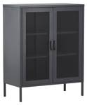 Vitrinenschrank MISHA SC80 2D Grau