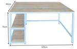 Schreibtisch JUNZIS05B-WITBRUIN 58 x 137 x 34 cm