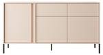 Kommode DAST COD154 3D2D Beige - Holzwerkstoff - Kunststoff - 154 x 82 x 40 cm