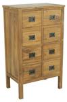 Hochkommode LUMIDI Beige - Holzwerkstoff - 35 x 93 x 56 cm