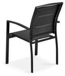 Gartentisch mit 8 Stühle Bormes Schwarz - Metall - 100 x 74 x 238 cm