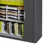 Armadio archivio easyOffice Color antracite - Altezza: 104 cm