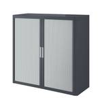 Armadio archivio easyOffice Color antracite / Grigio - Altezza: 104 cm