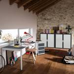 Armadio archivio easyOffice Color antracite / Grigio - Altezza: 104 cm