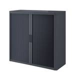 Armadio archivio easyOffice Color antracite / Nero - Altezza: 104 cm