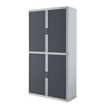 Armoire à dossiers easyOffice Gris / Anthracite - Hauteur : 204 cm