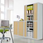 Armadio archivio easyOffice Grigio / Faggio - Altezza: 204 cm