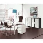 Armadio archivio easyOffice Nero / Bianco - Altezza: 104 cm