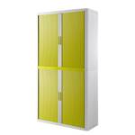 Armoire à dossiers easyOffice Blanc / Vert - Hauteur : 204 cm