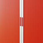 Dossierkast easyOffice Wit/rood - Hoogte: 104 cm