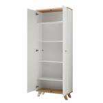 Dossierkast Neston II San Remo eikenhouten look/wit - Mat wit/Sanremo eikenhouten look