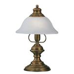 Lampe Alessia 1 ampoule - Laiton ancien brossé - Hauteur : 34 cm