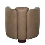 Fauteuil Hineston Imitation cuir - Marron clair