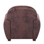 Fauteuil Havanna Cuir synthétique vieilli marron