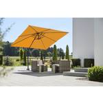 Sonnenschirm Rhodos Junior Webstoff / Aluminium - Mandarine